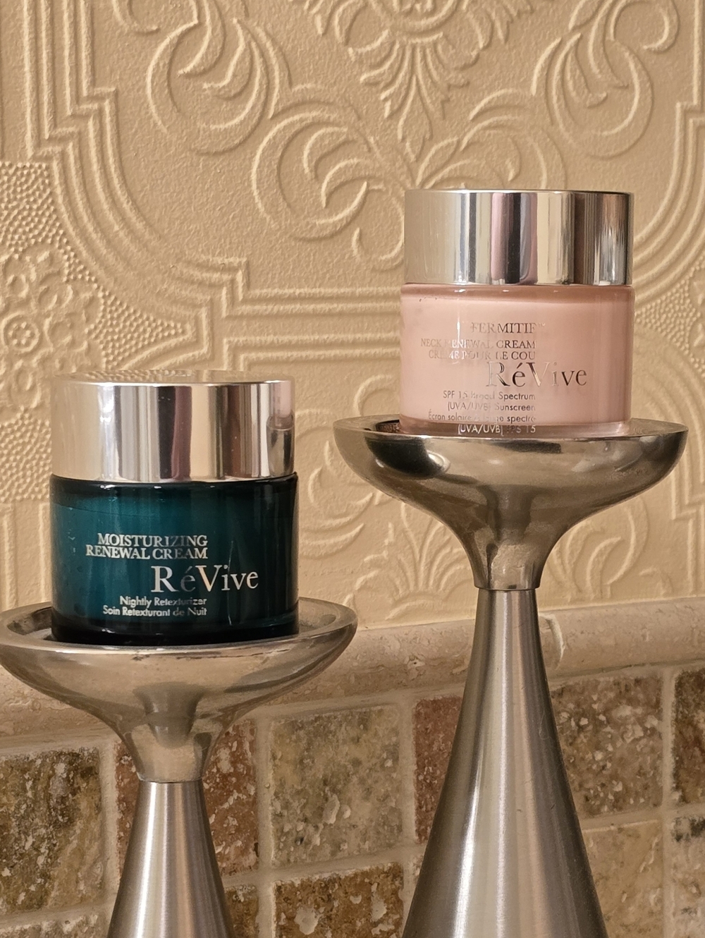 ReVive FERMITIF Neck Renewal Cream & Moisturizing Cream Duo RETAIL $375